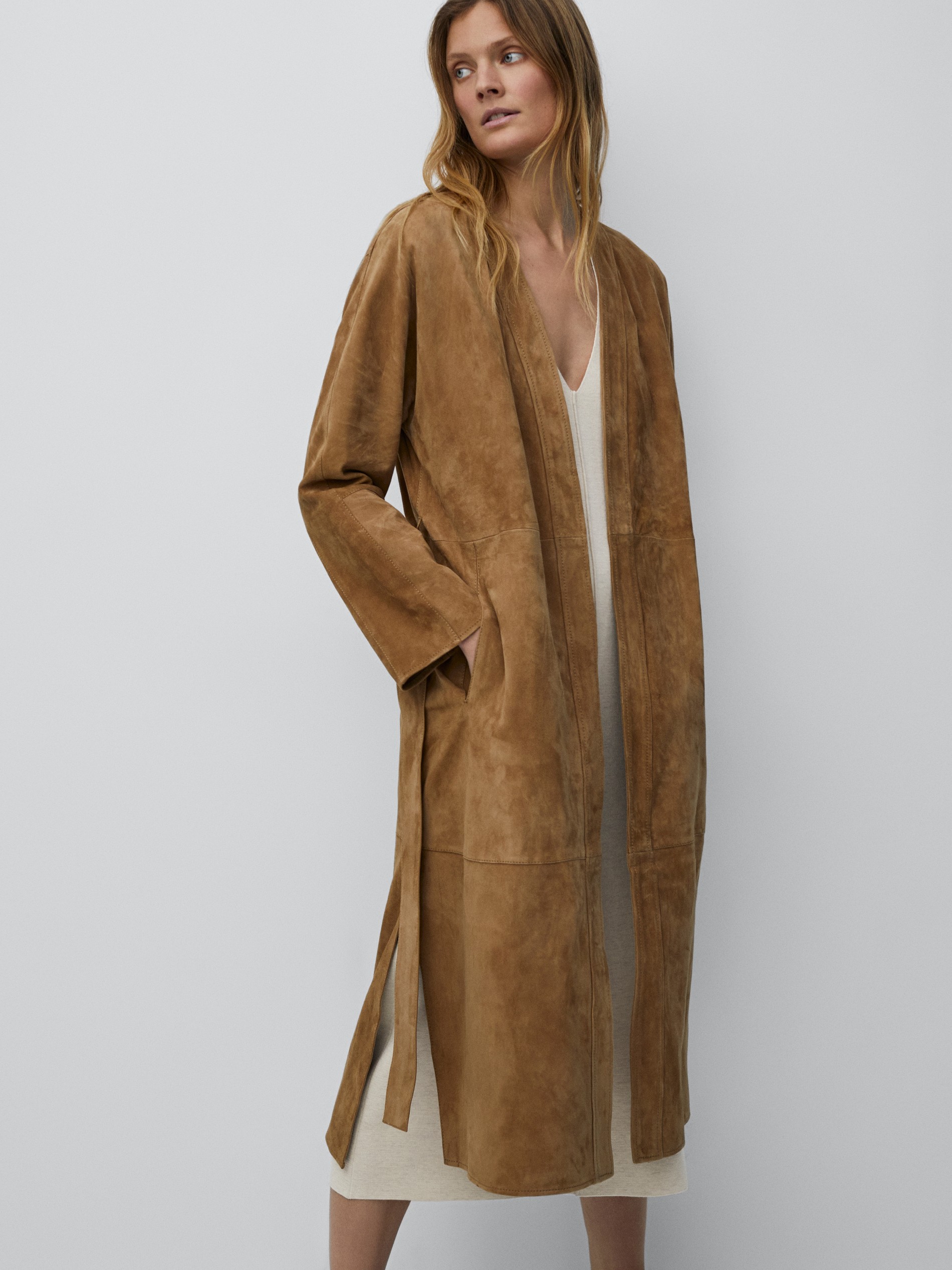 Massimo dutti sheepskin coat Clearance