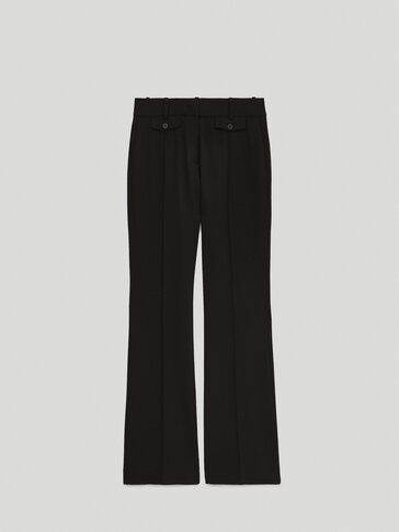 Pantalon negro mujer massimo dutti clearance