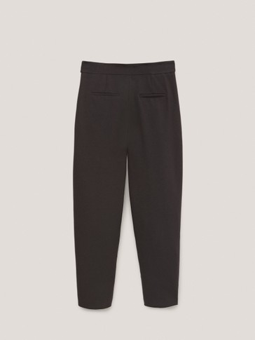 Pantalon negro massimo dutti clearance