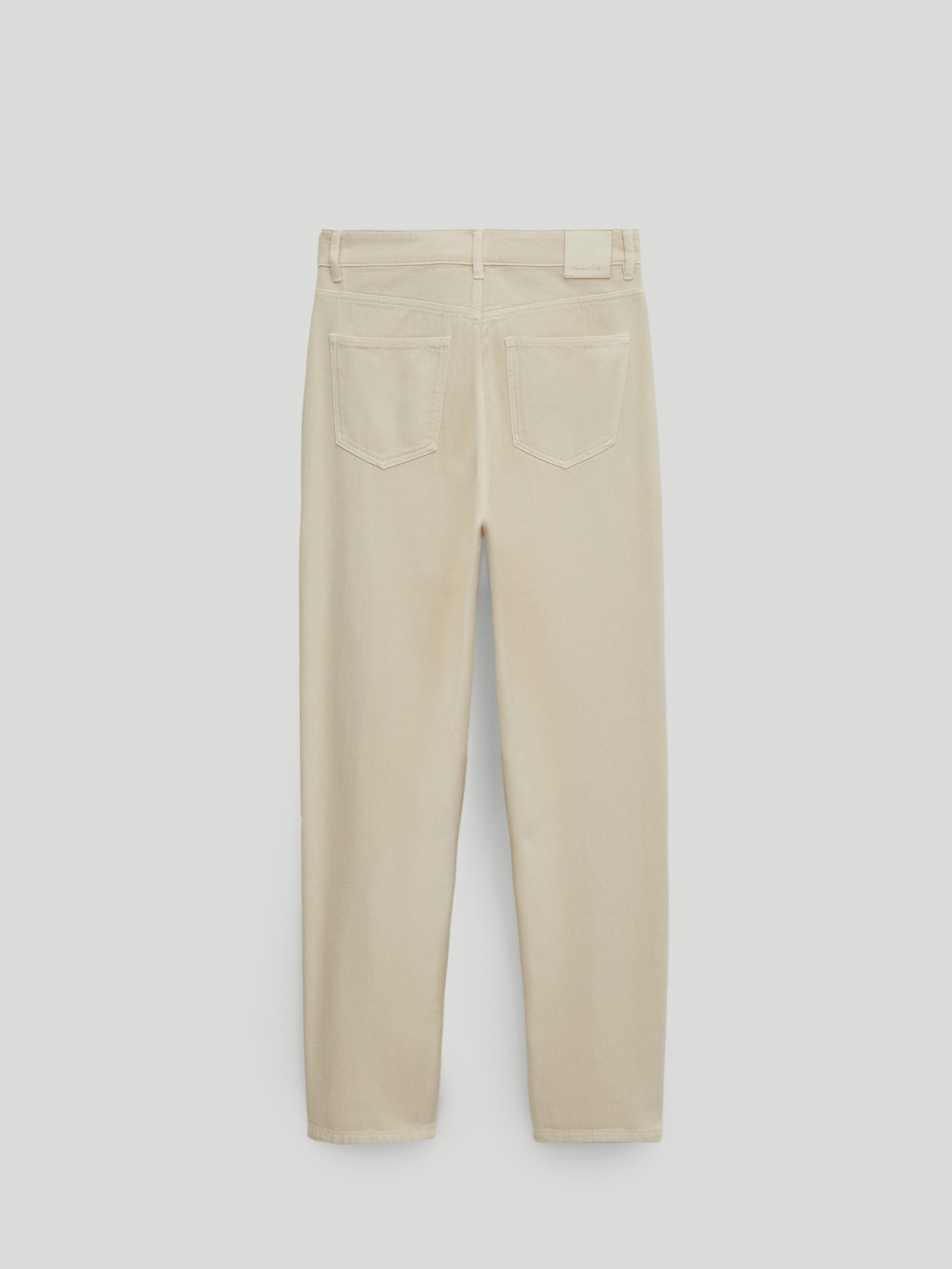 High-waist mom fit jeans - Women - Massimo Dutti