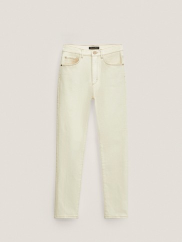 massimo dutti white jeans