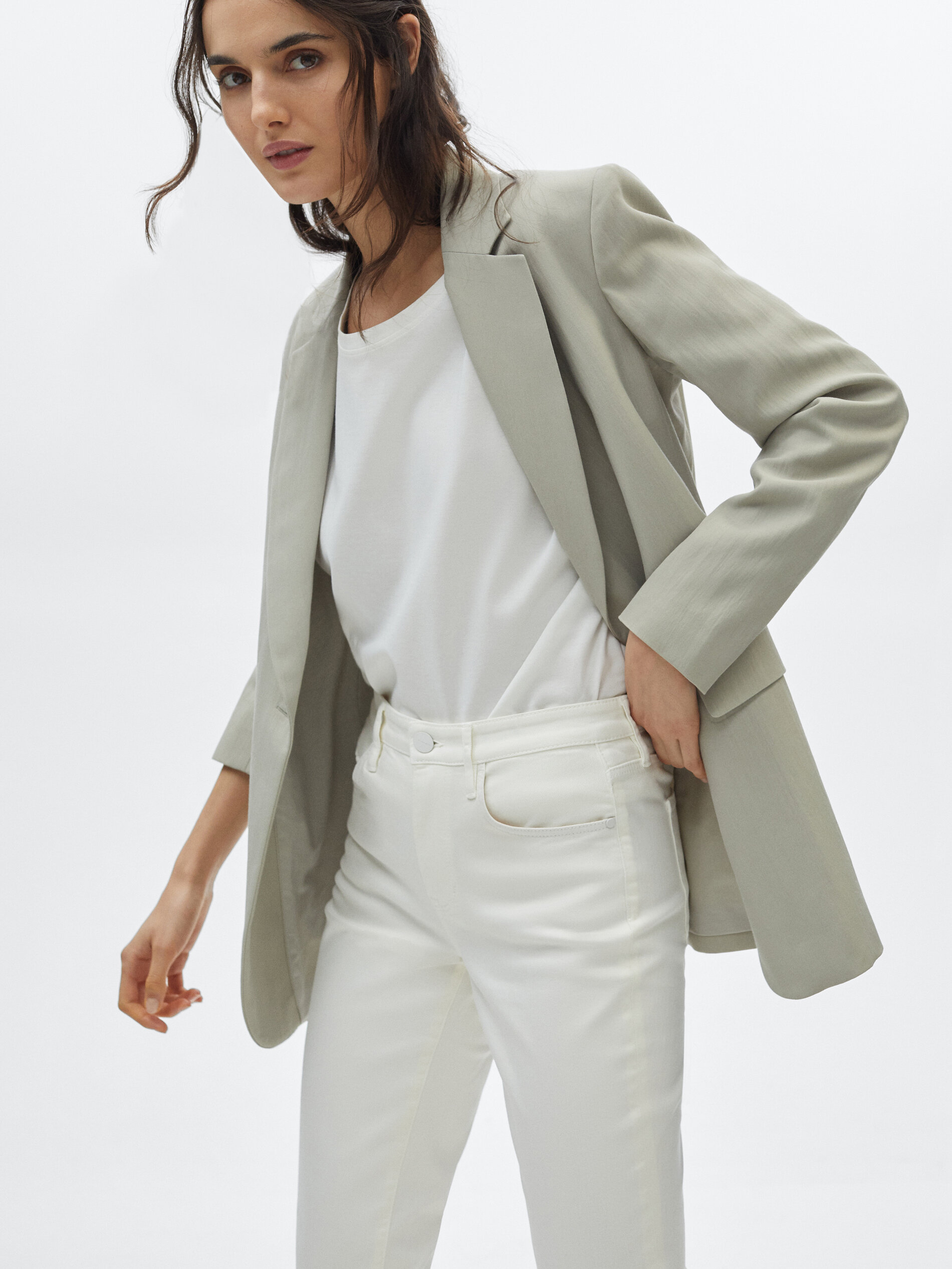 Купить Massimo Dutti Cropped slim fit 
