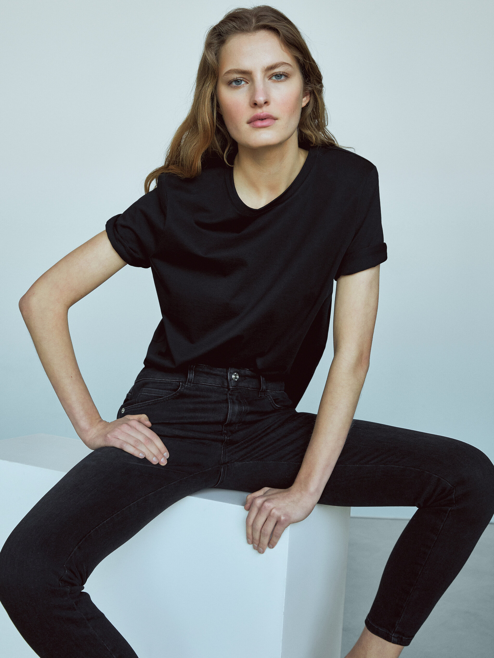 massimo dutti black jeans