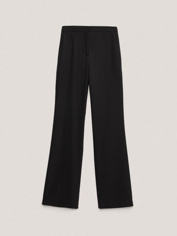 Massimo dutti black trousers Clearance