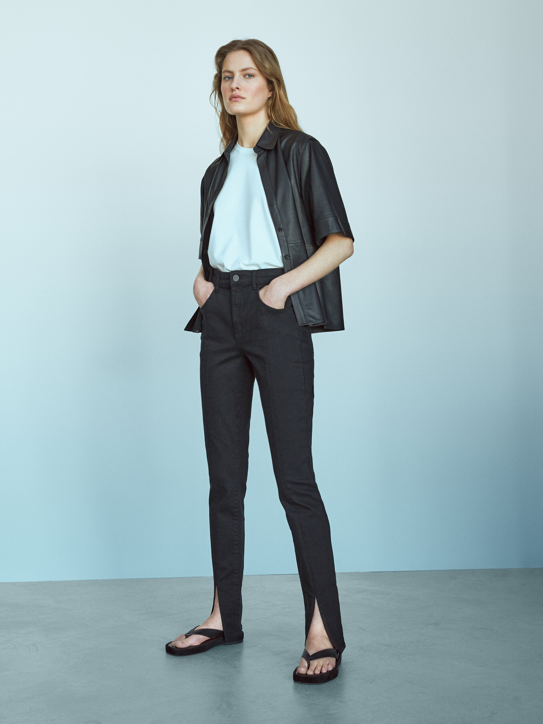 massimo dutti black jeans