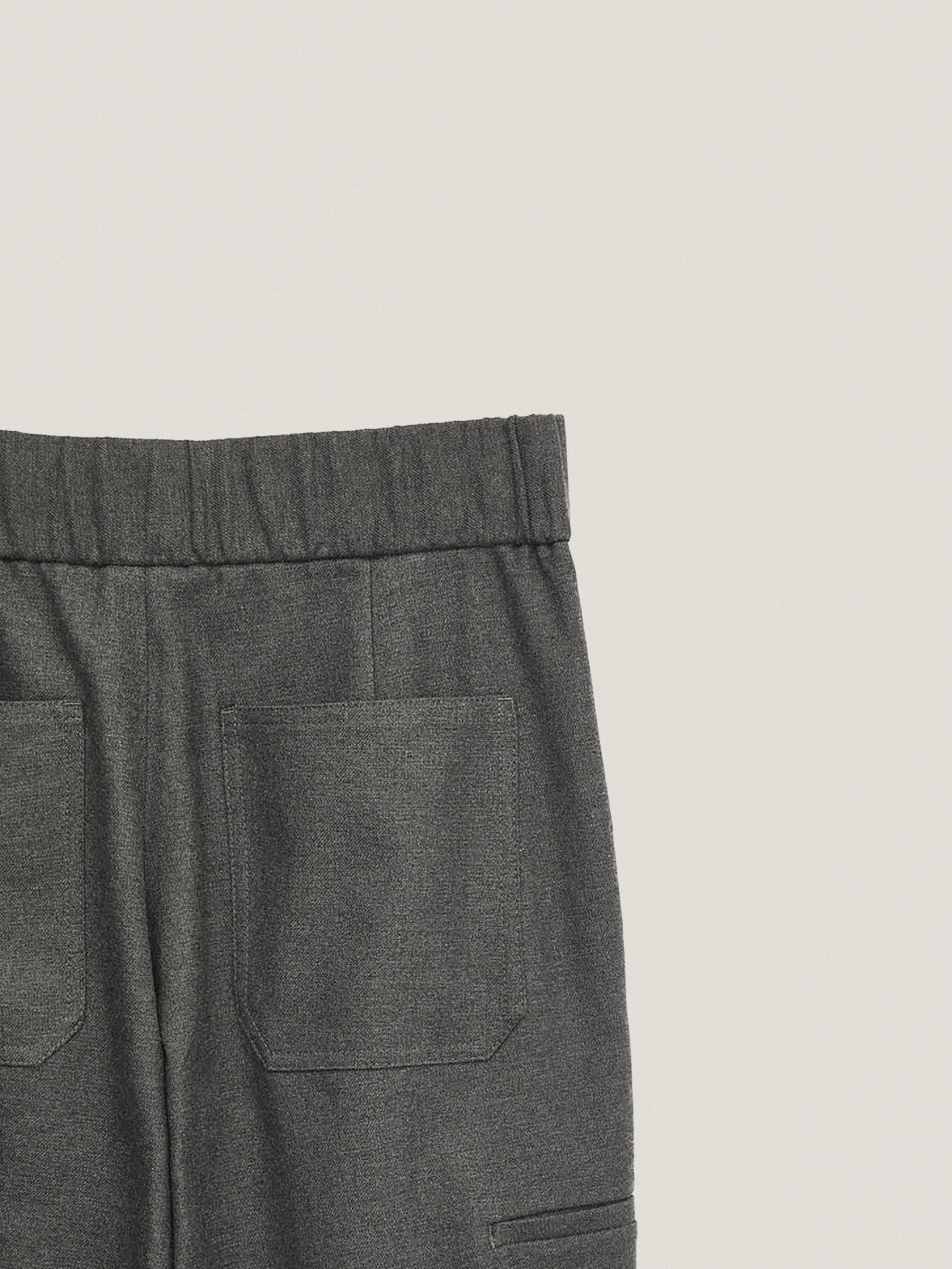 Jogging trousers with hem detail - null 