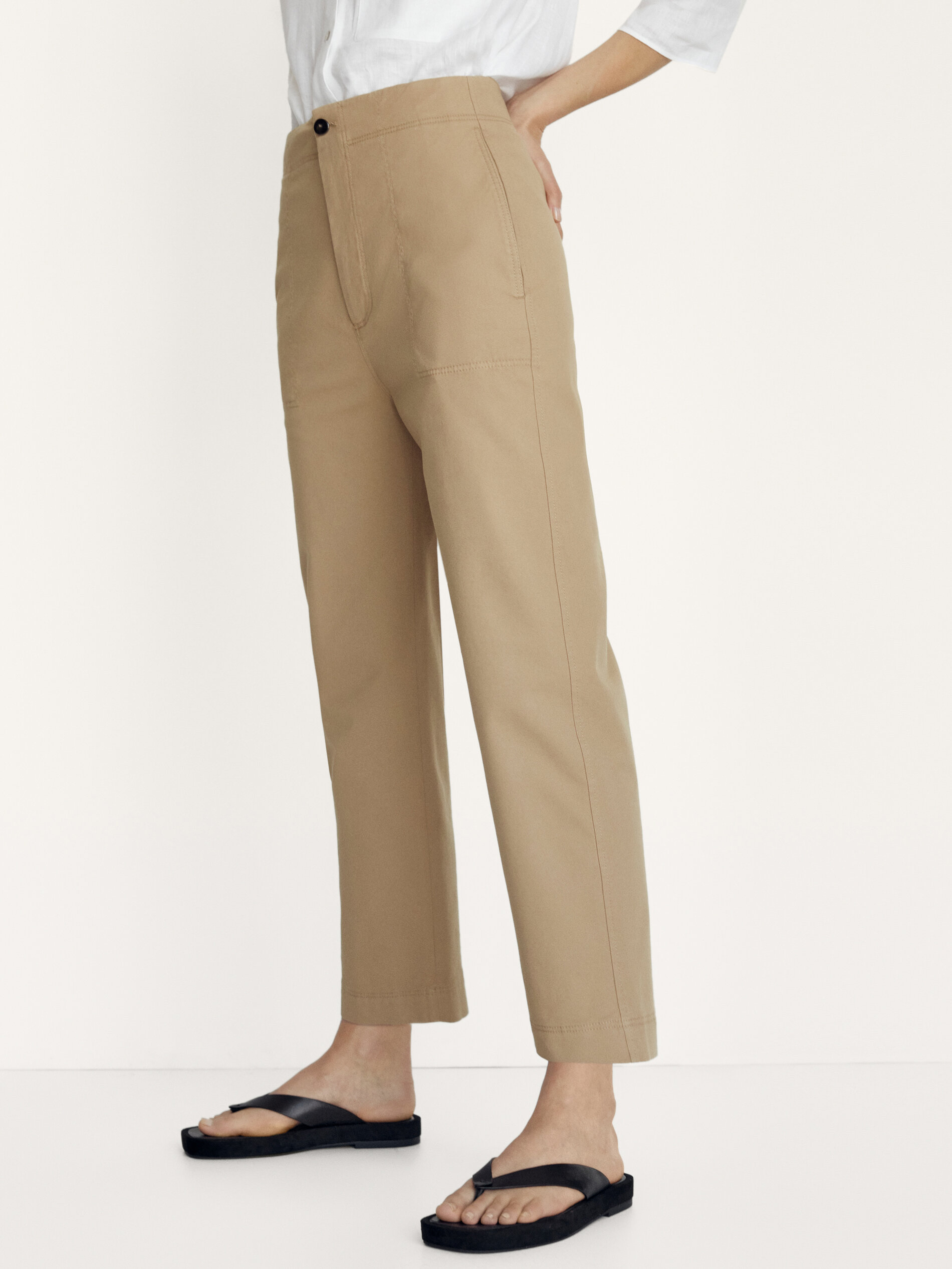 massimo dutti slim fit chinos