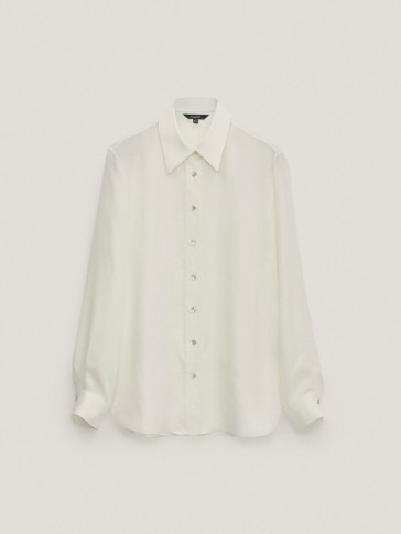 massimo dutti camicie lino