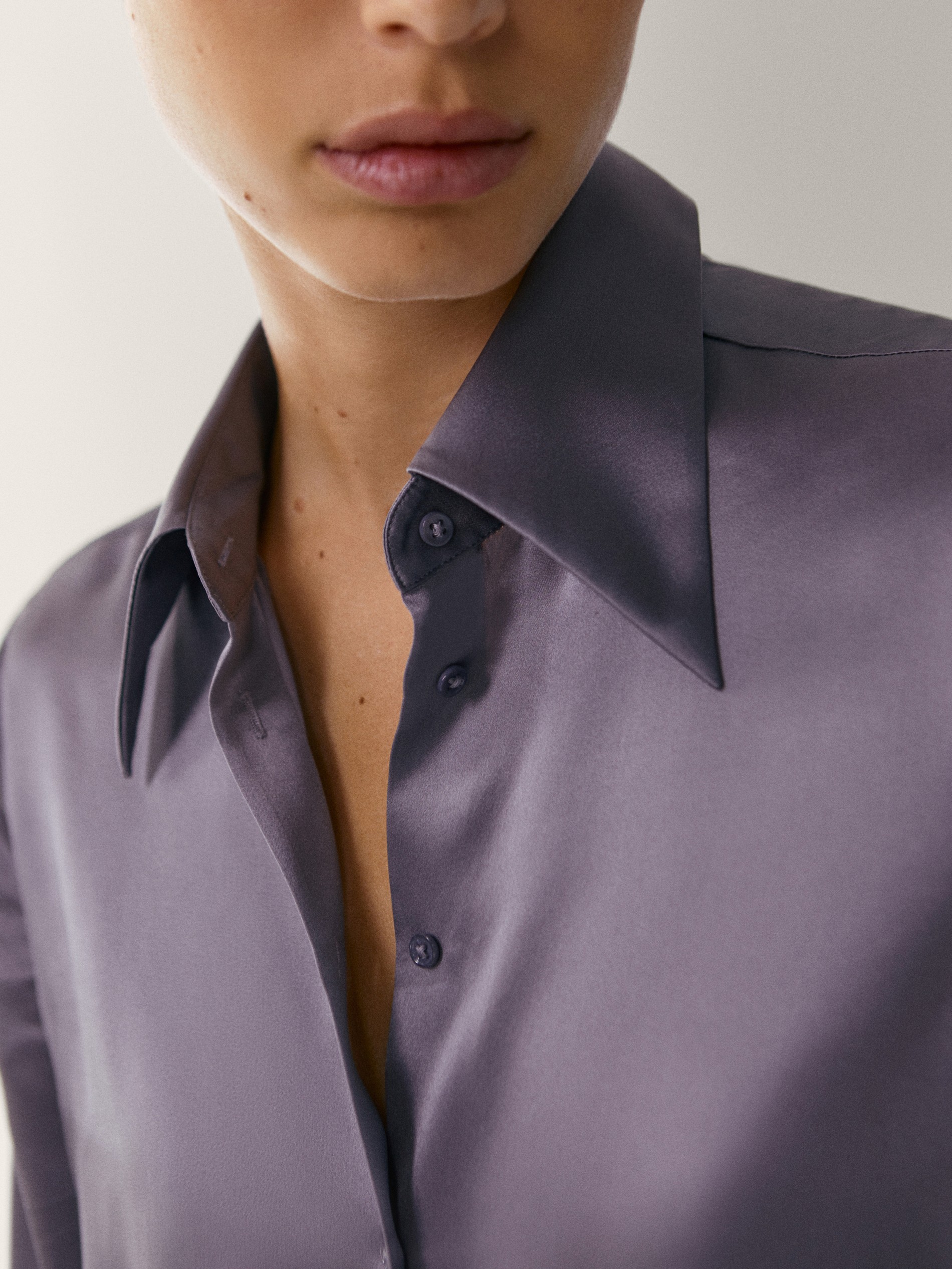 massimo dutti mulberry silk blouse