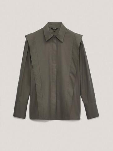 Massimo dutti poplin shirt Clearance