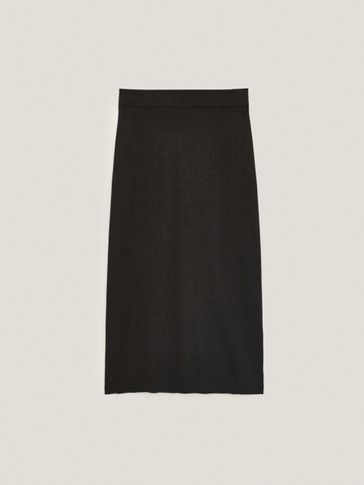 Wool skirt massimo dutti Clearance