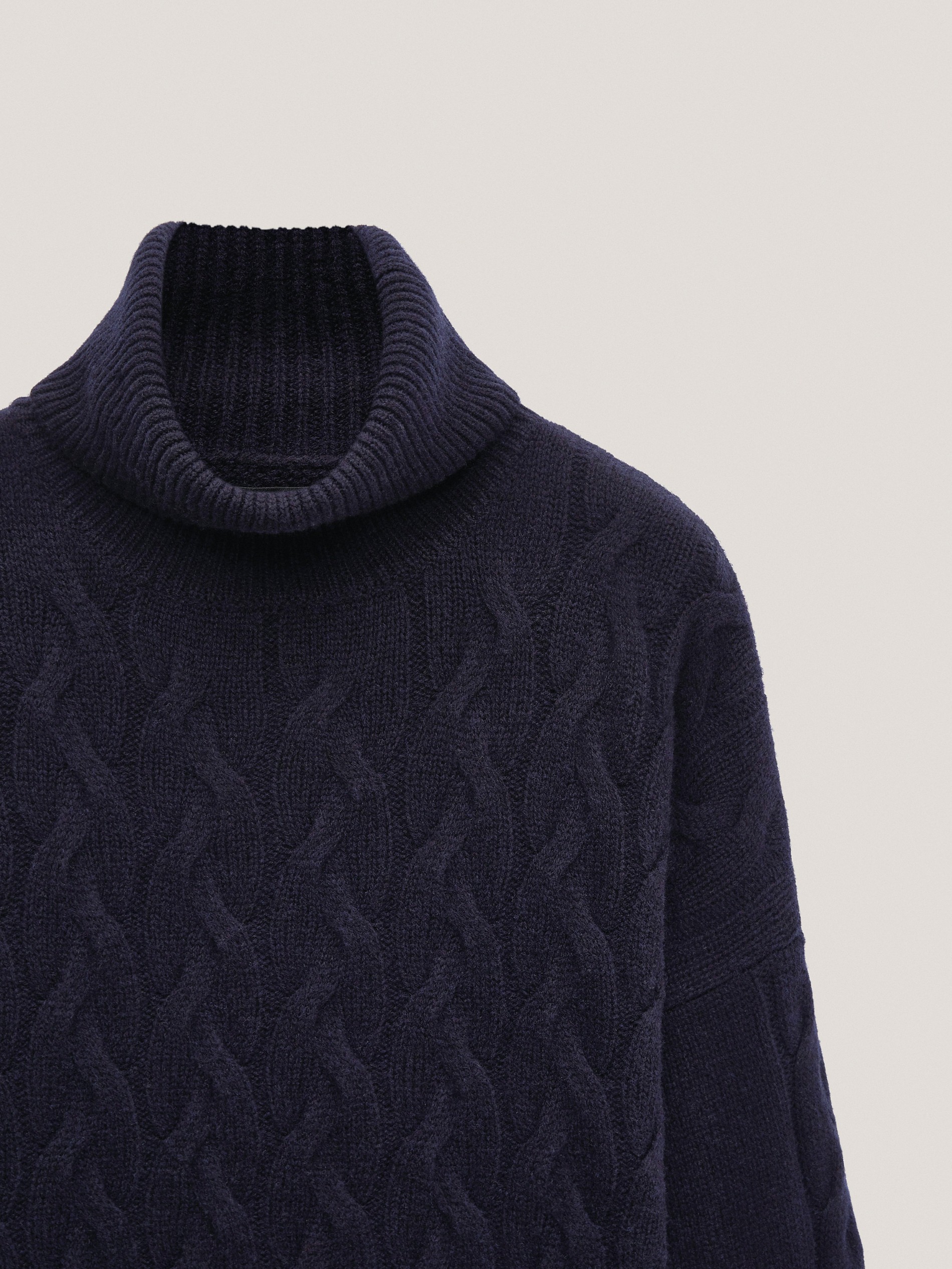 massimo dutti high neck sweater