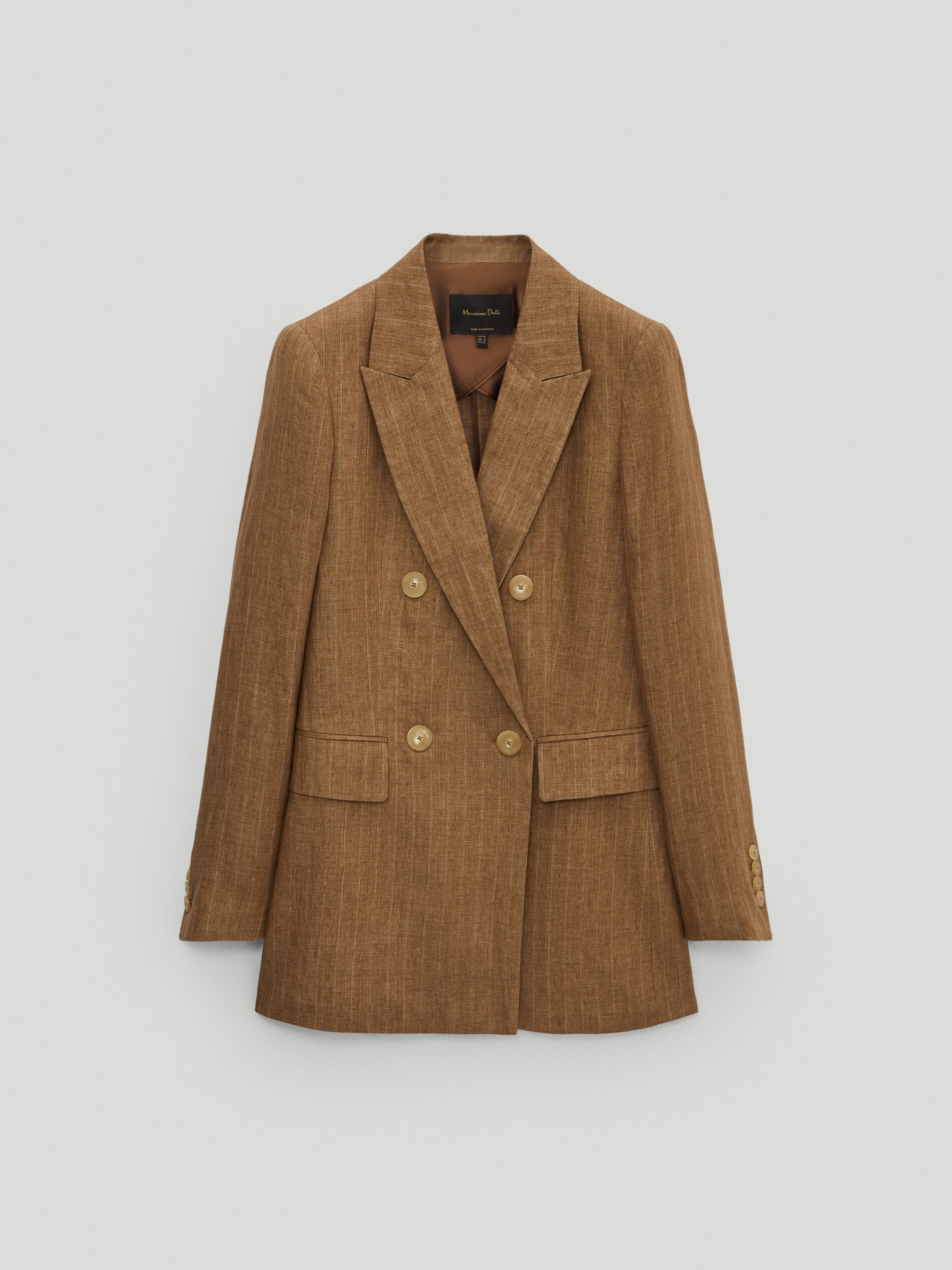 massimo dutti linen jacket