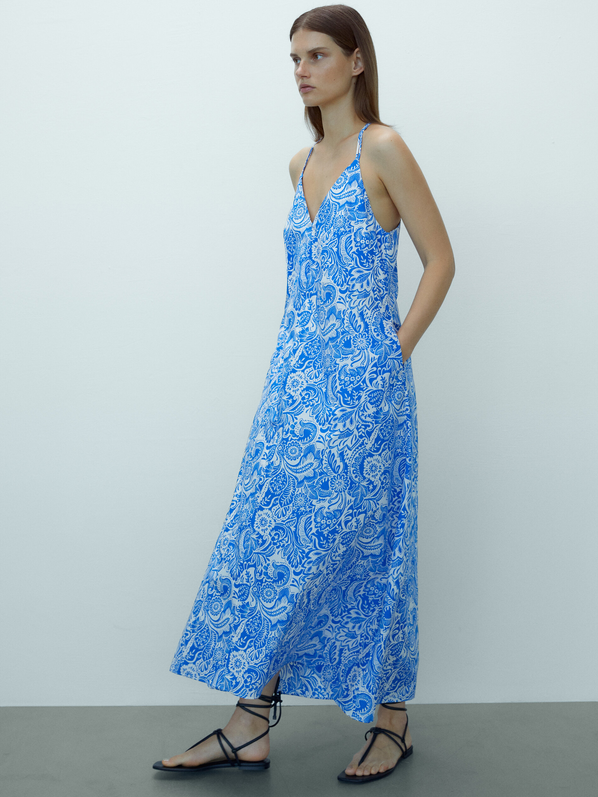 robe longue massimo dutti