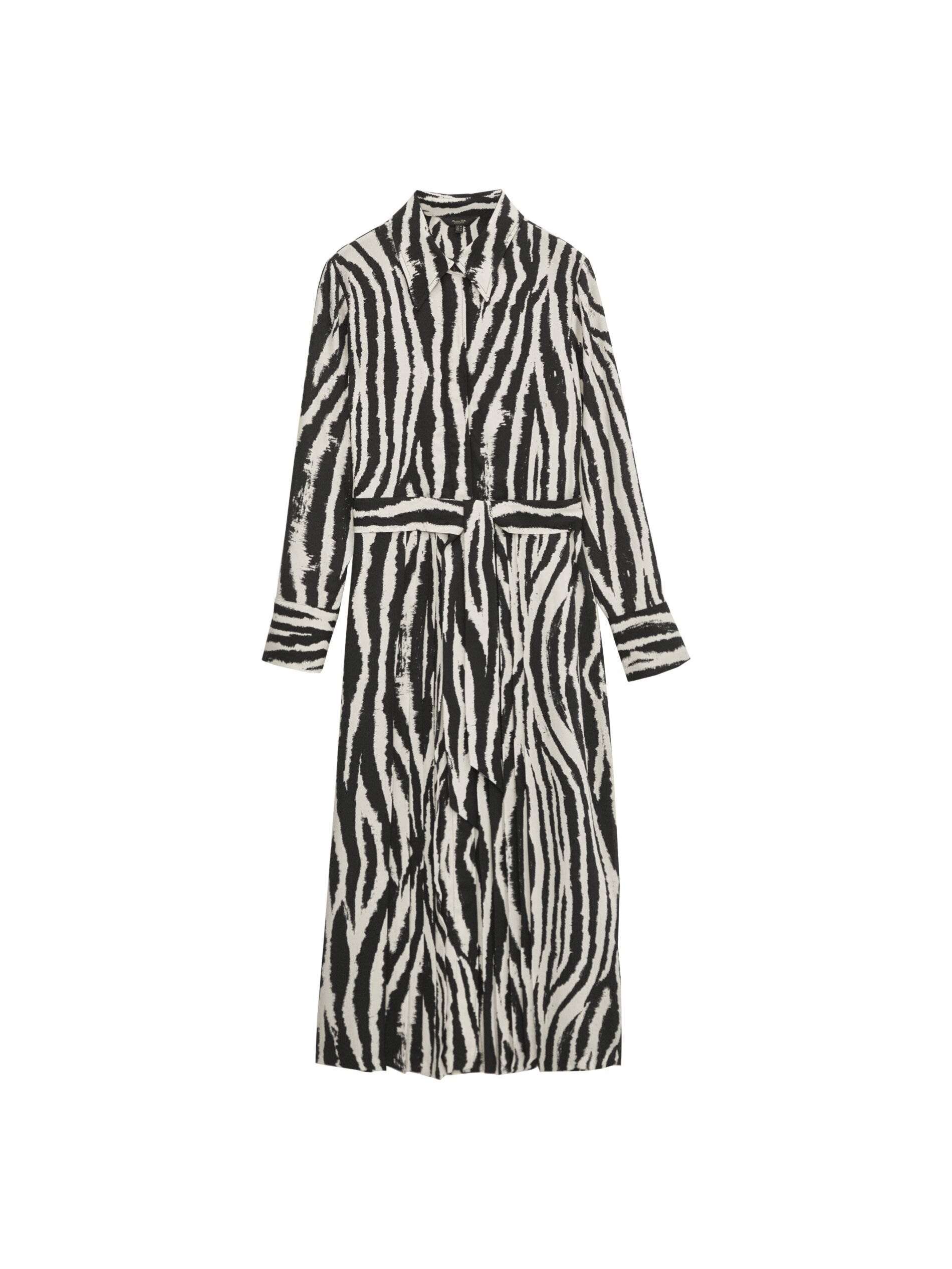 massimo dutti animal print dress