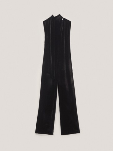 Massimo dutti black jumpsuit Clearance