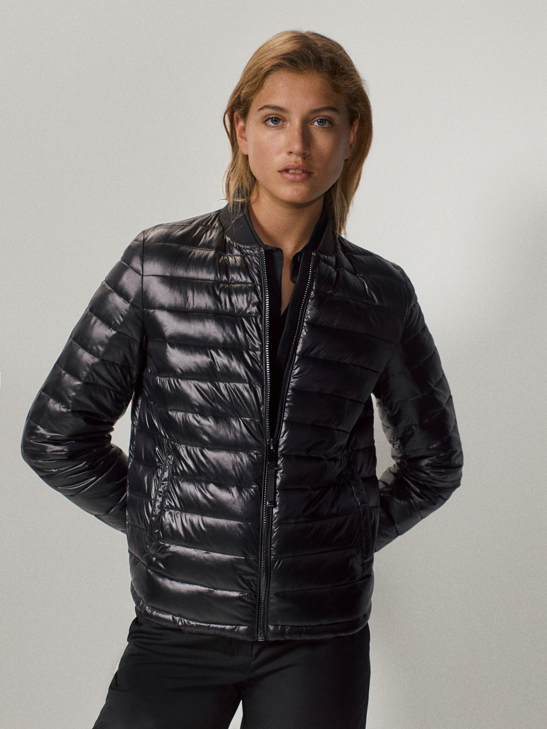 massimo dutti bomber jacket