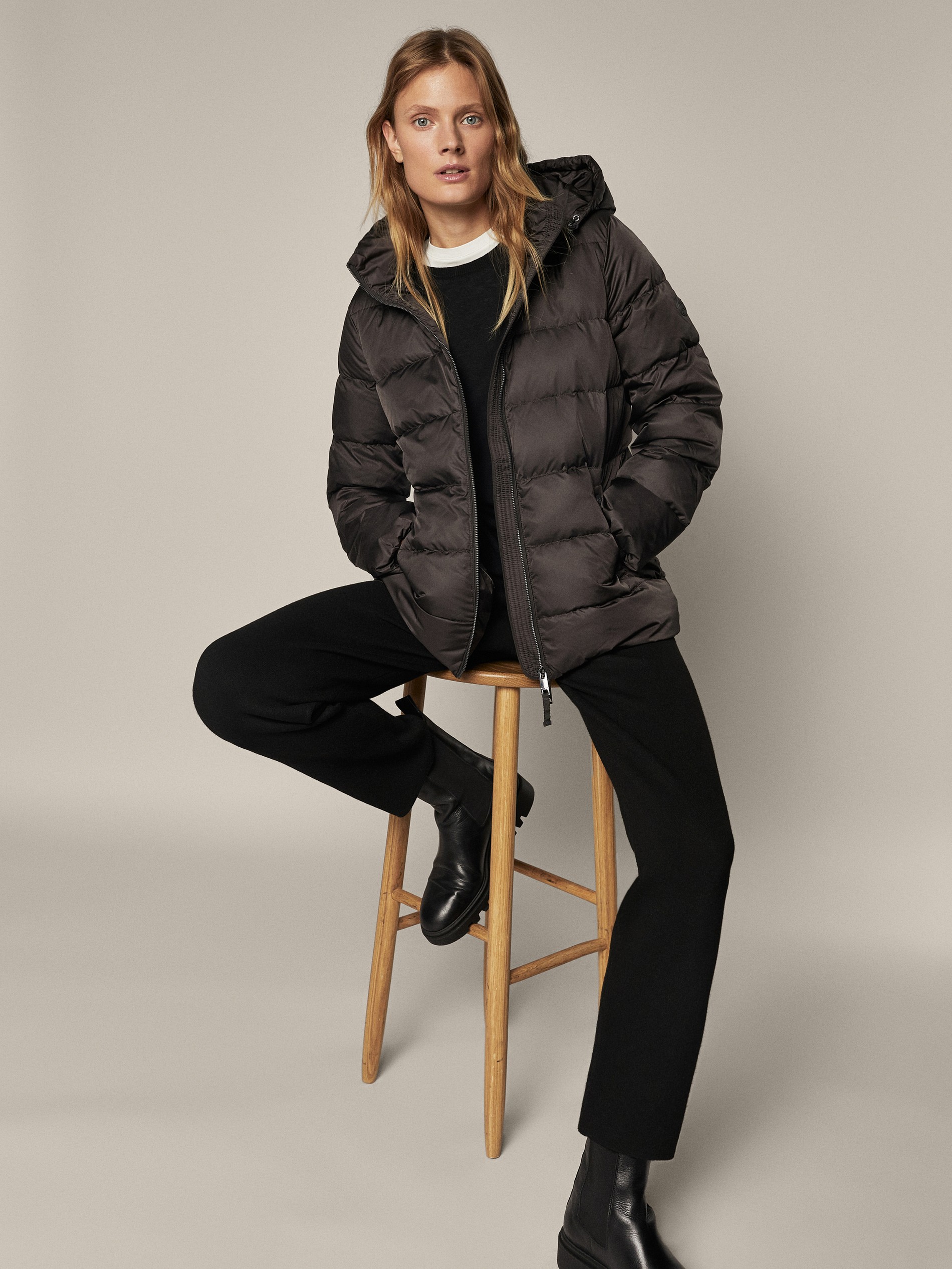 trench coat puffer jacket