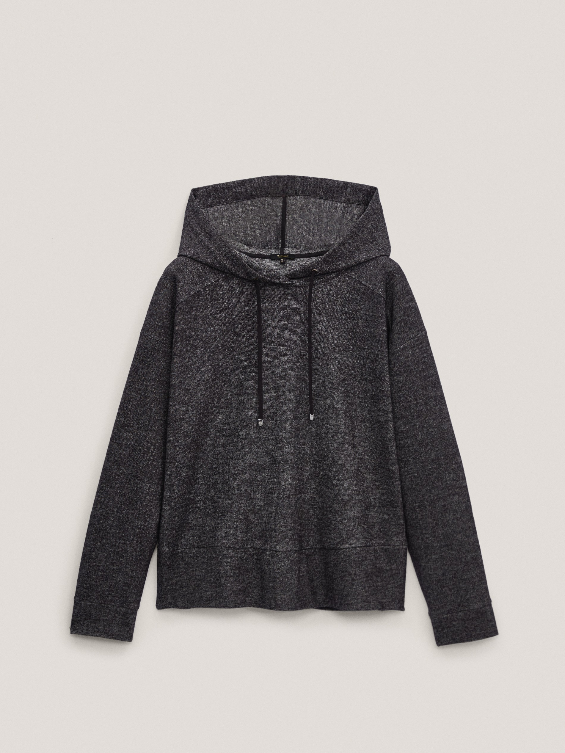 Flecked hoodie - Women - Massimo Dutti