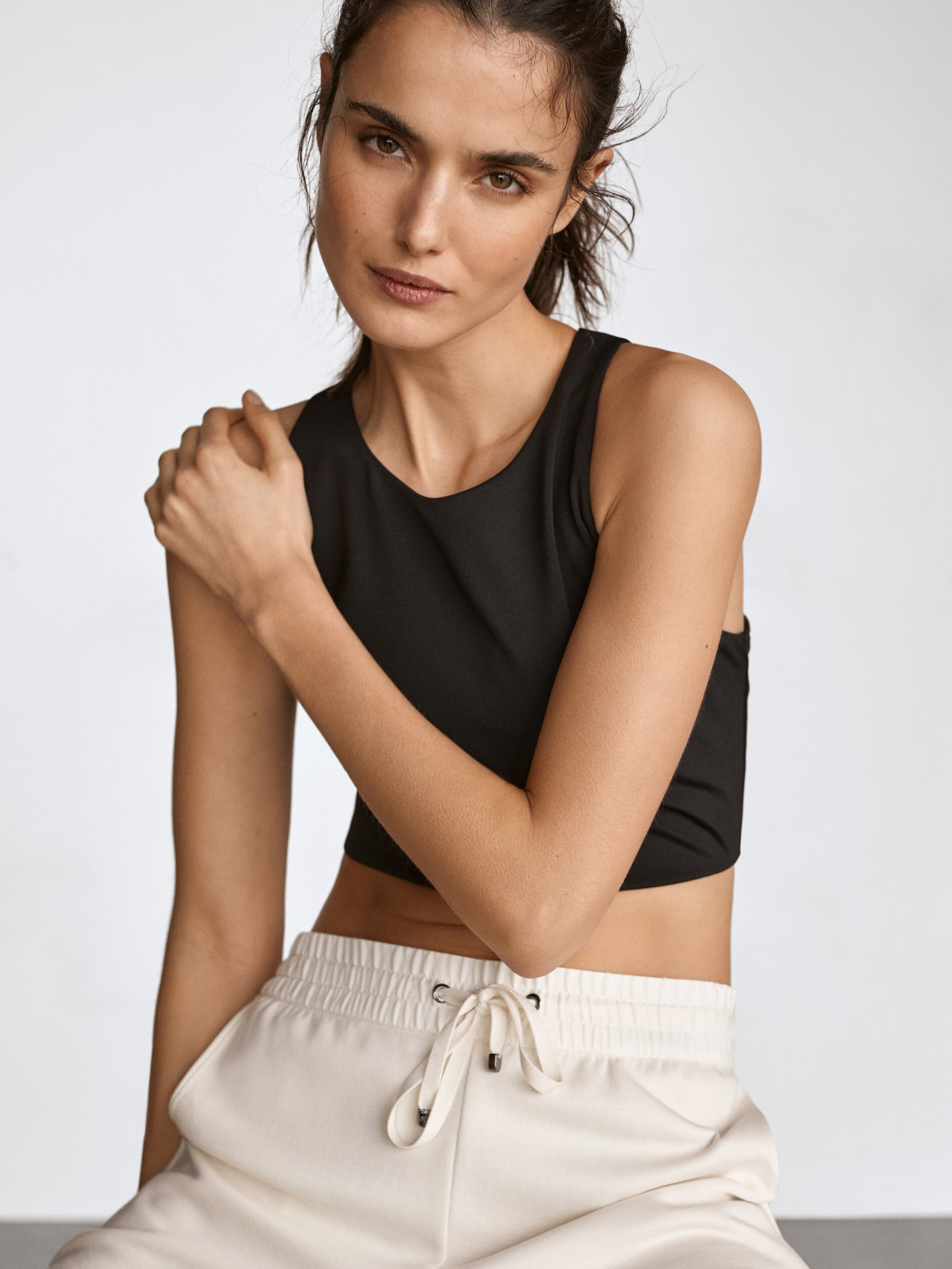 massimo dutti sleeveless top