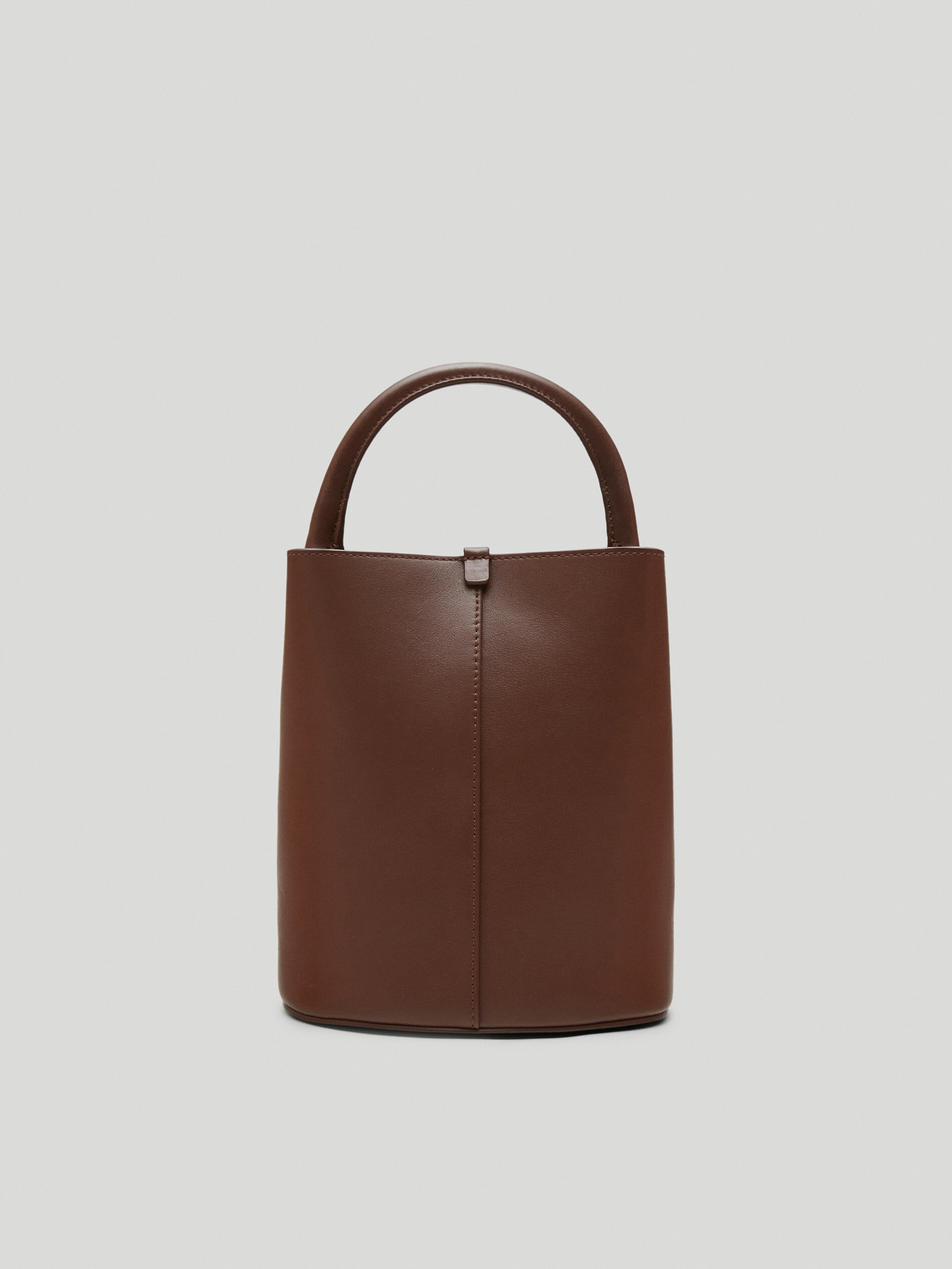 Massimo Dutti Split Suede And Nappa Leather Bucket Bag - Big Apple Buddy