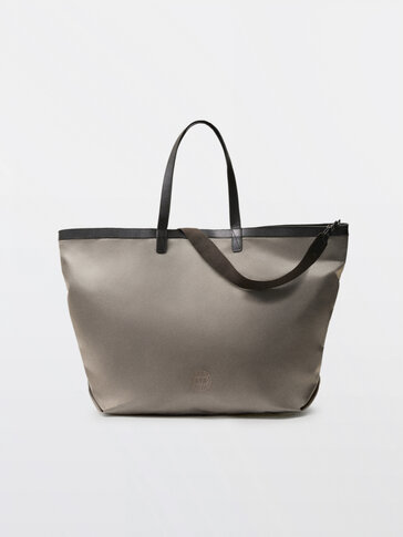 Massimo dutti canvas bag sales