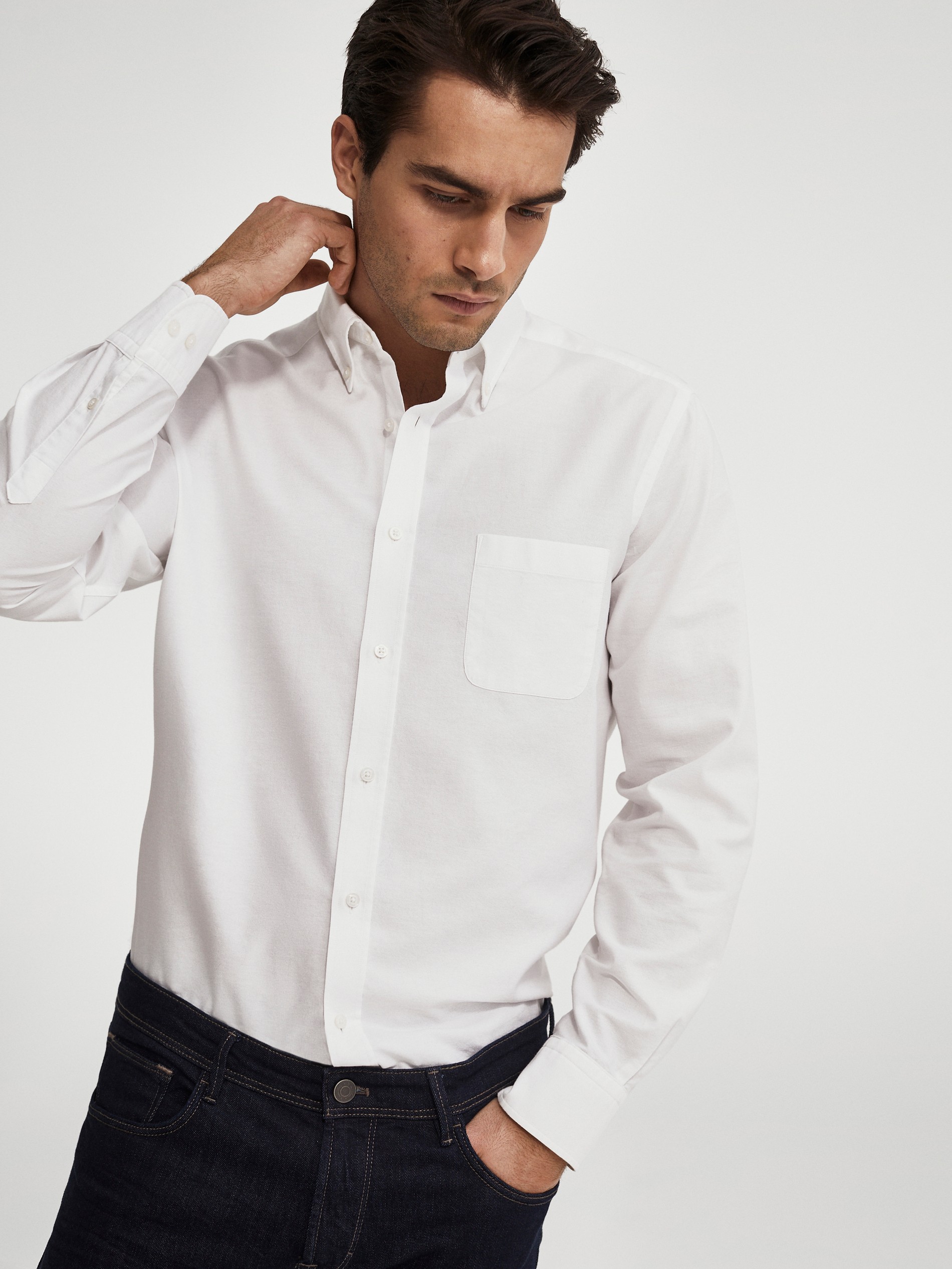 100 cotton oxford mens shirts