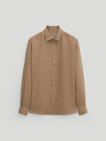 massimo dutti camicie lino