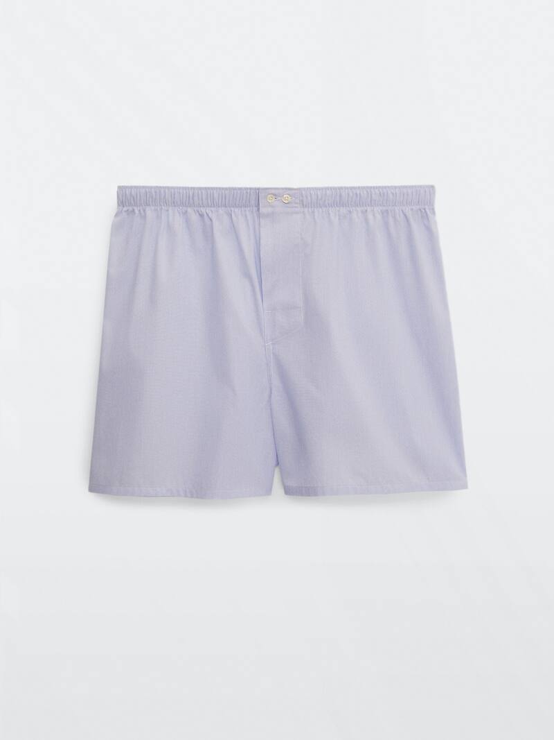 striped poplin boxers