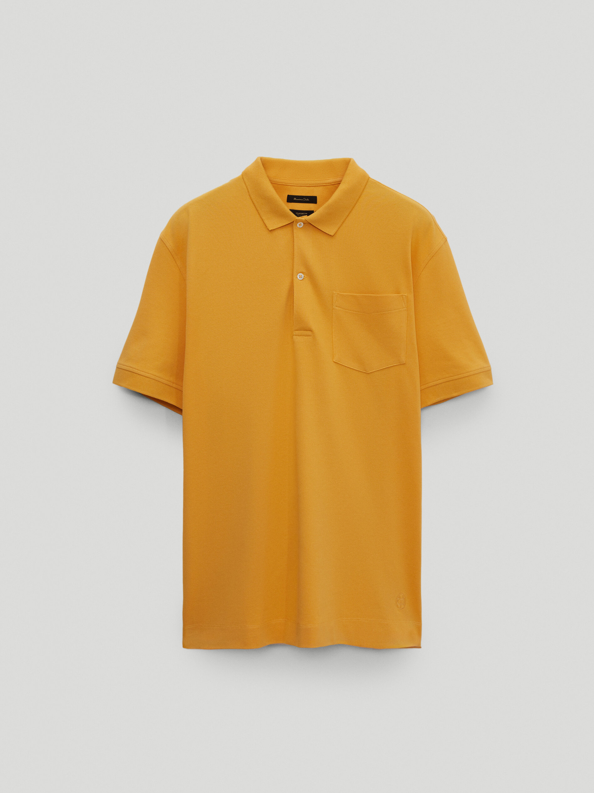 short sleeve cotton polo shirt