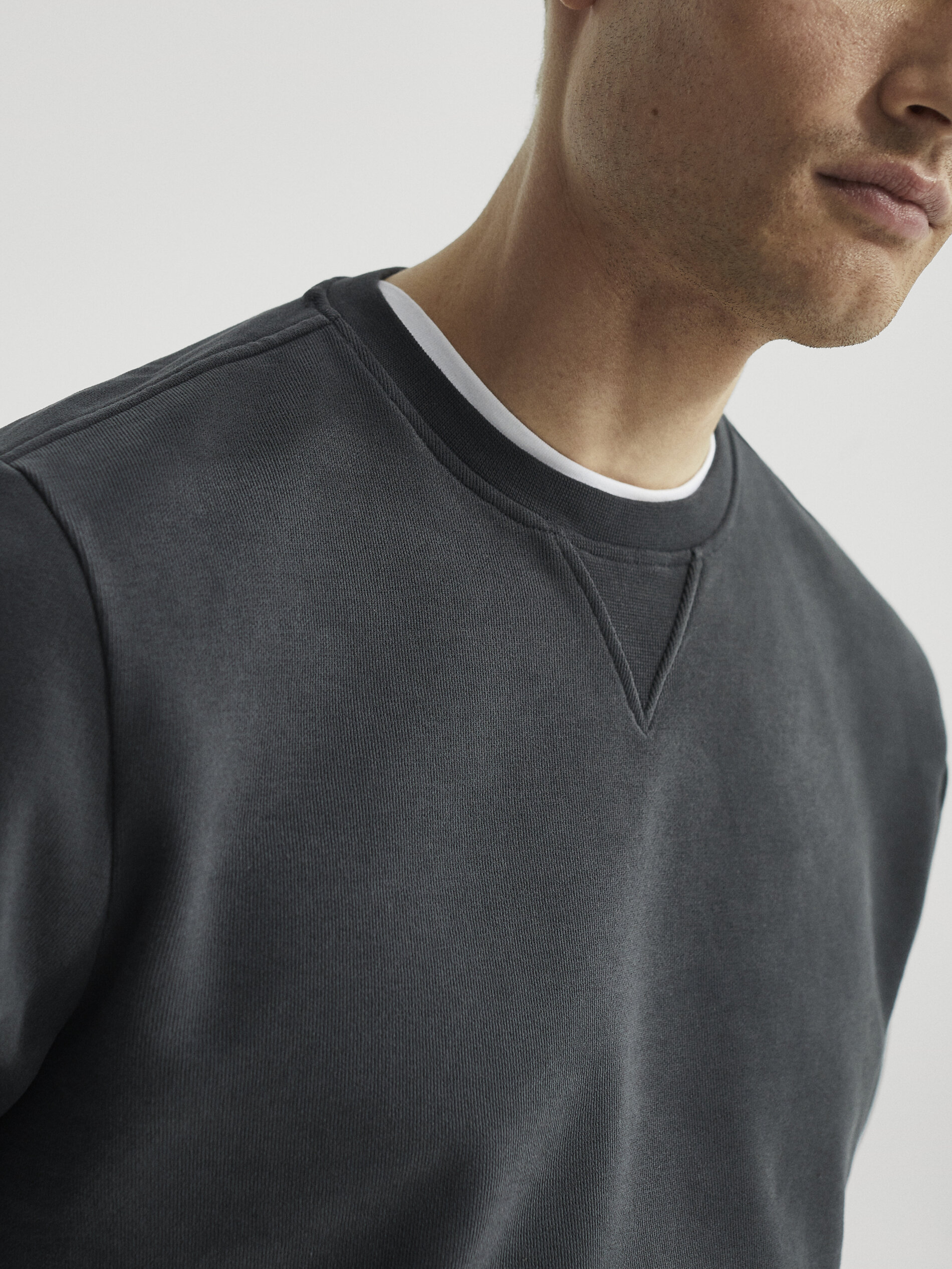 Crew Neck Sudaderas Hombre Massimo Dutti Massimo Dutti Rundhals