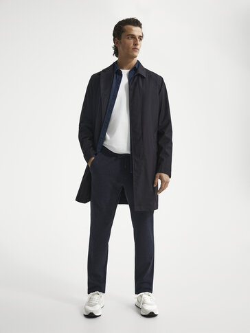 Cotton jogging fit trousers - Men - Massimo Dutti