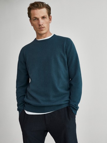 Jersey cashmere hombre massimo dutti
