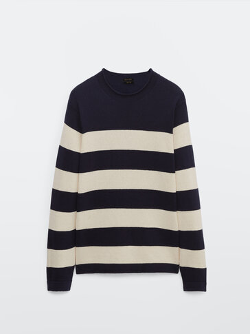 massimo dutti striped jumper