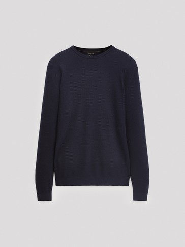 massimo dutti jacquard sweater