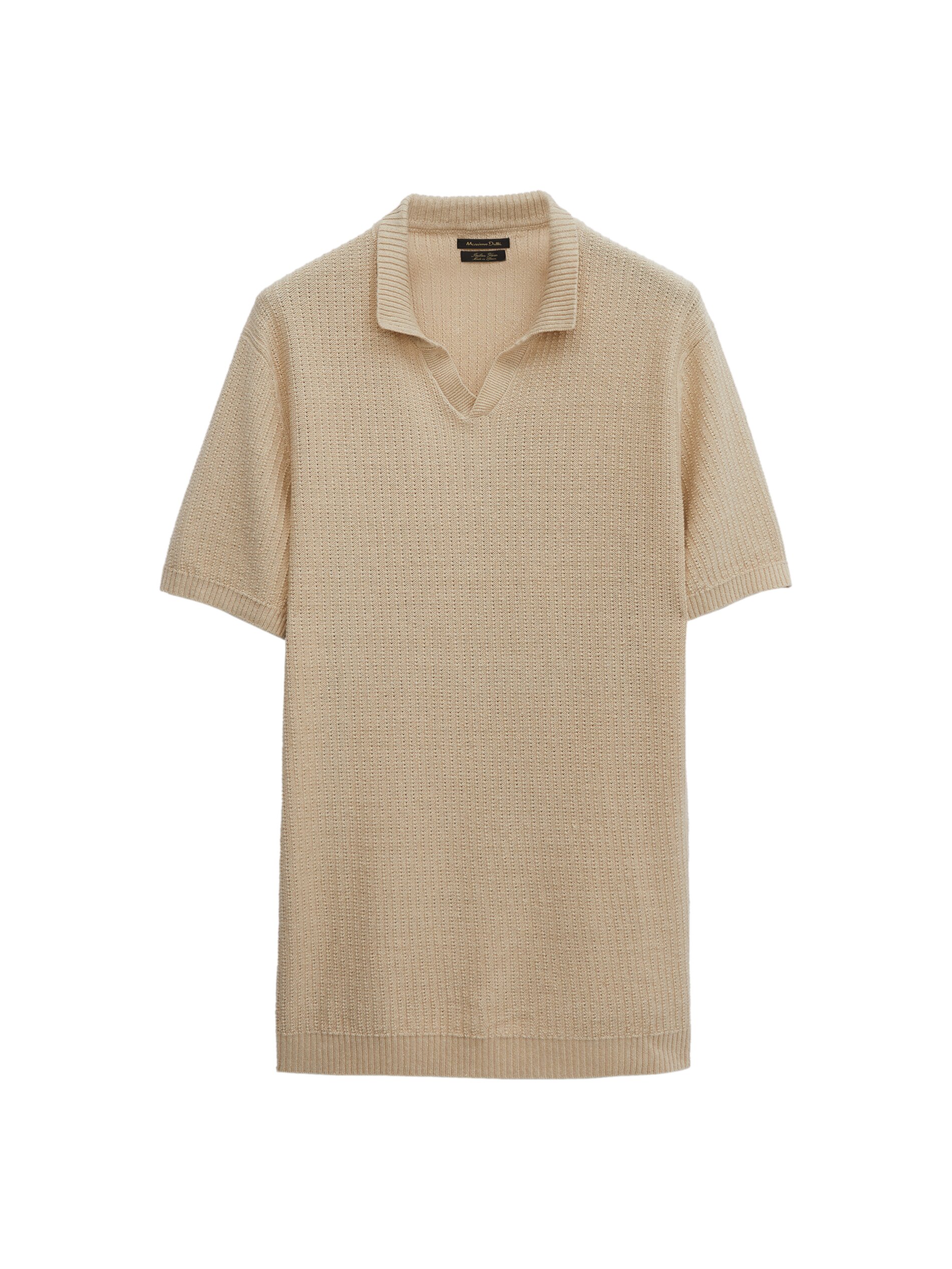 cable mesh polo