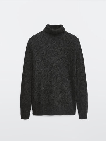 high roll neck jumper
