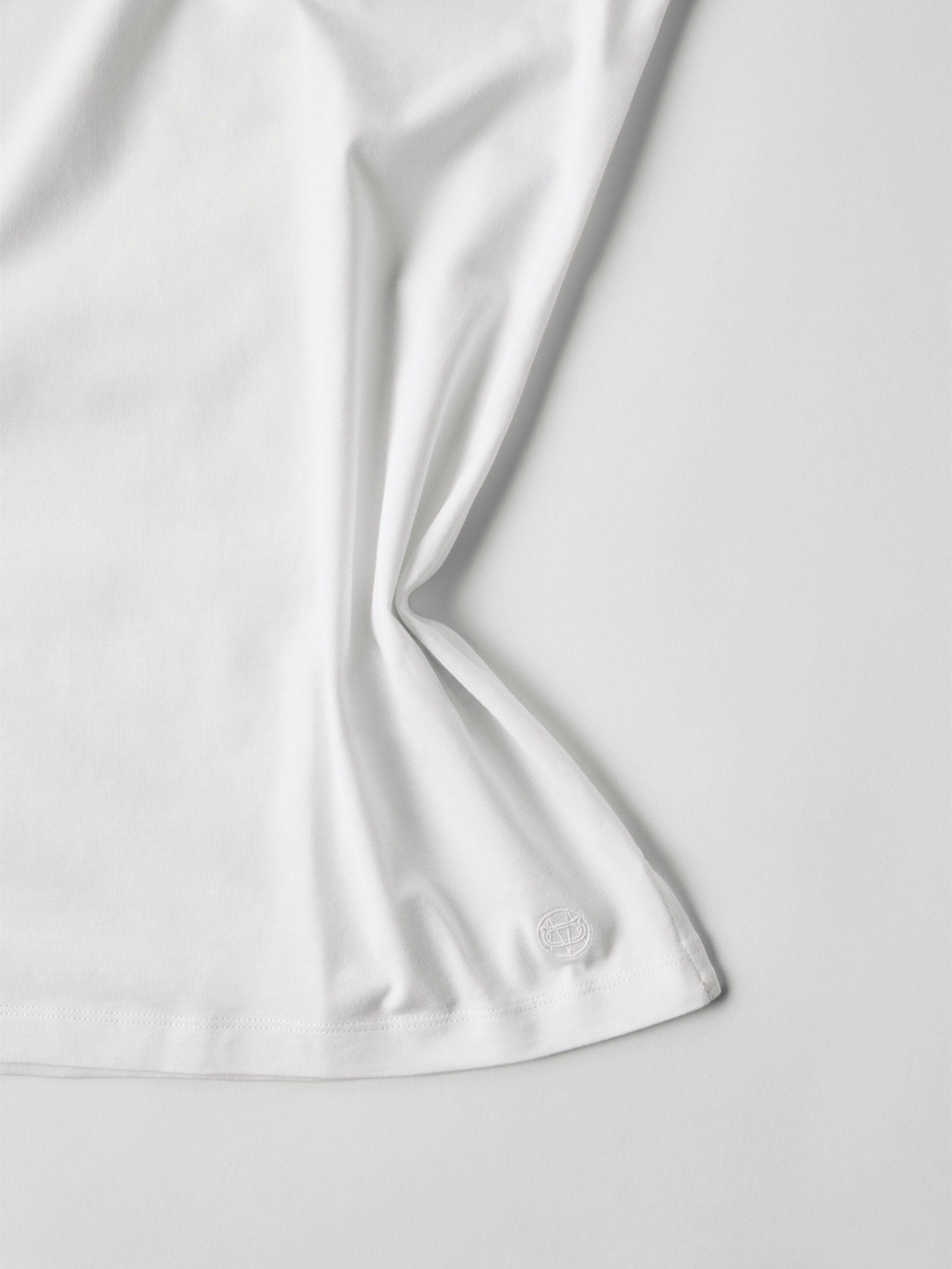 Short sleeve cotton T-shirt with slogan