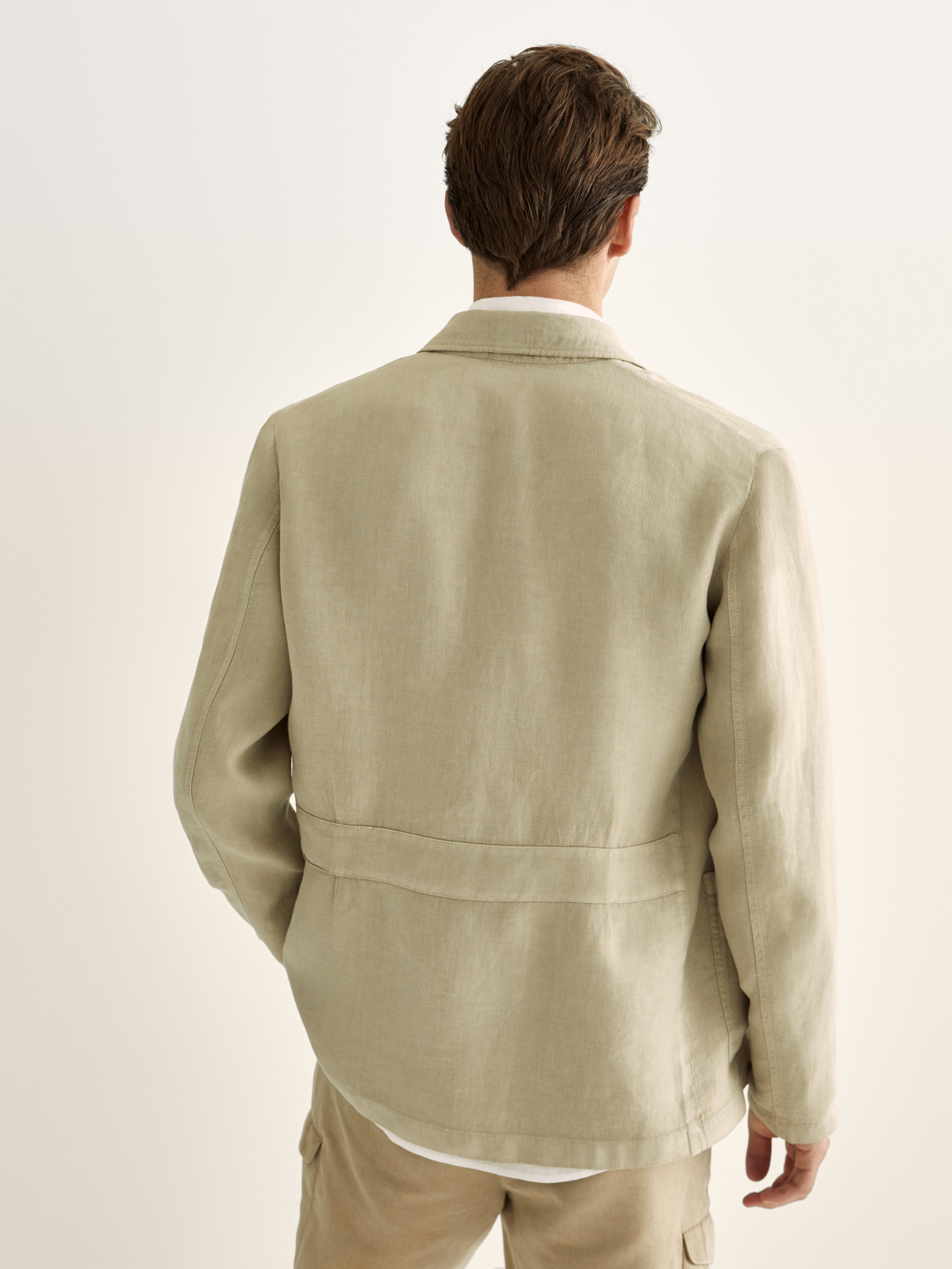 massimo dutti linen jacket