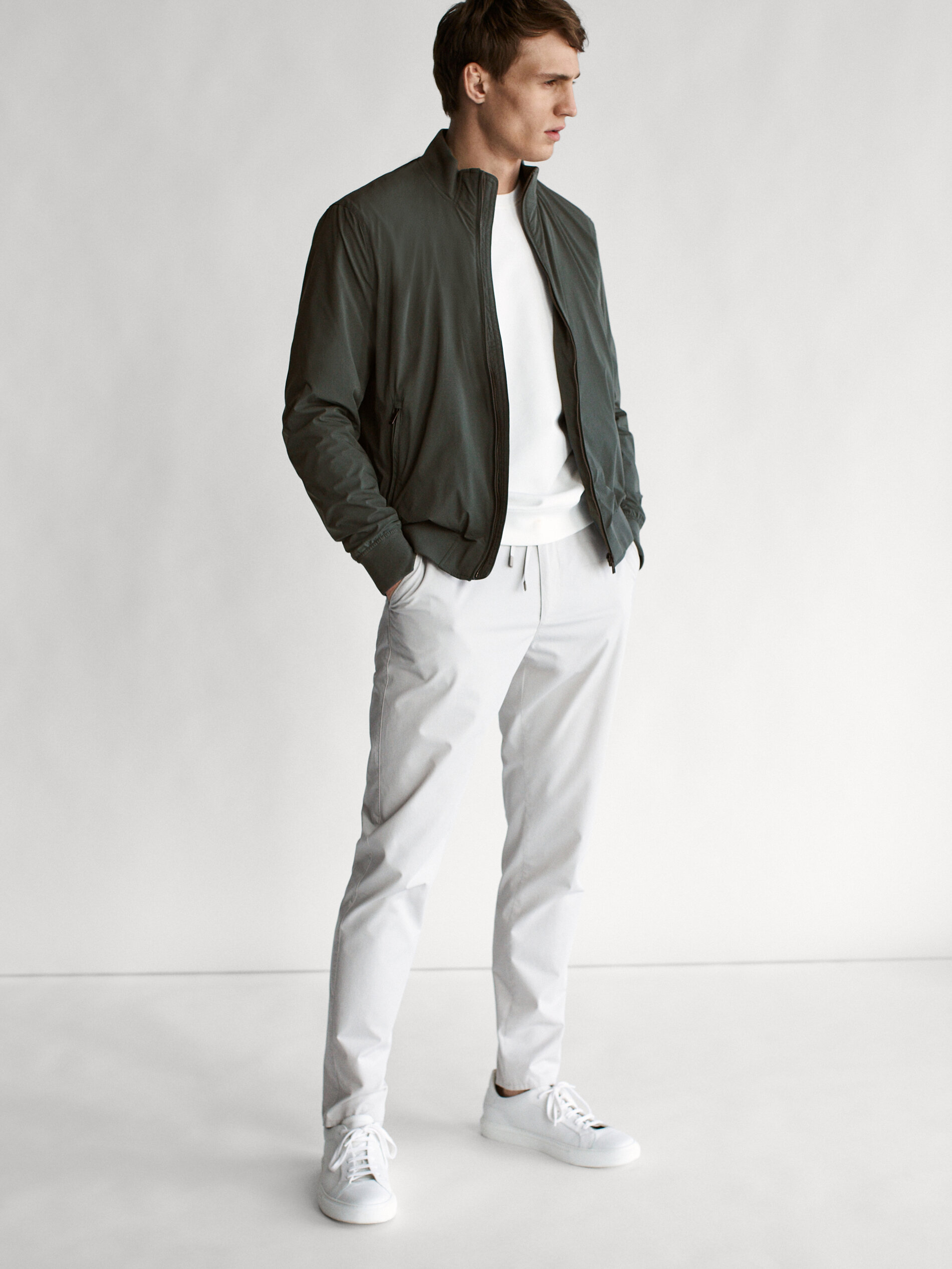 massimo dutti technical parka