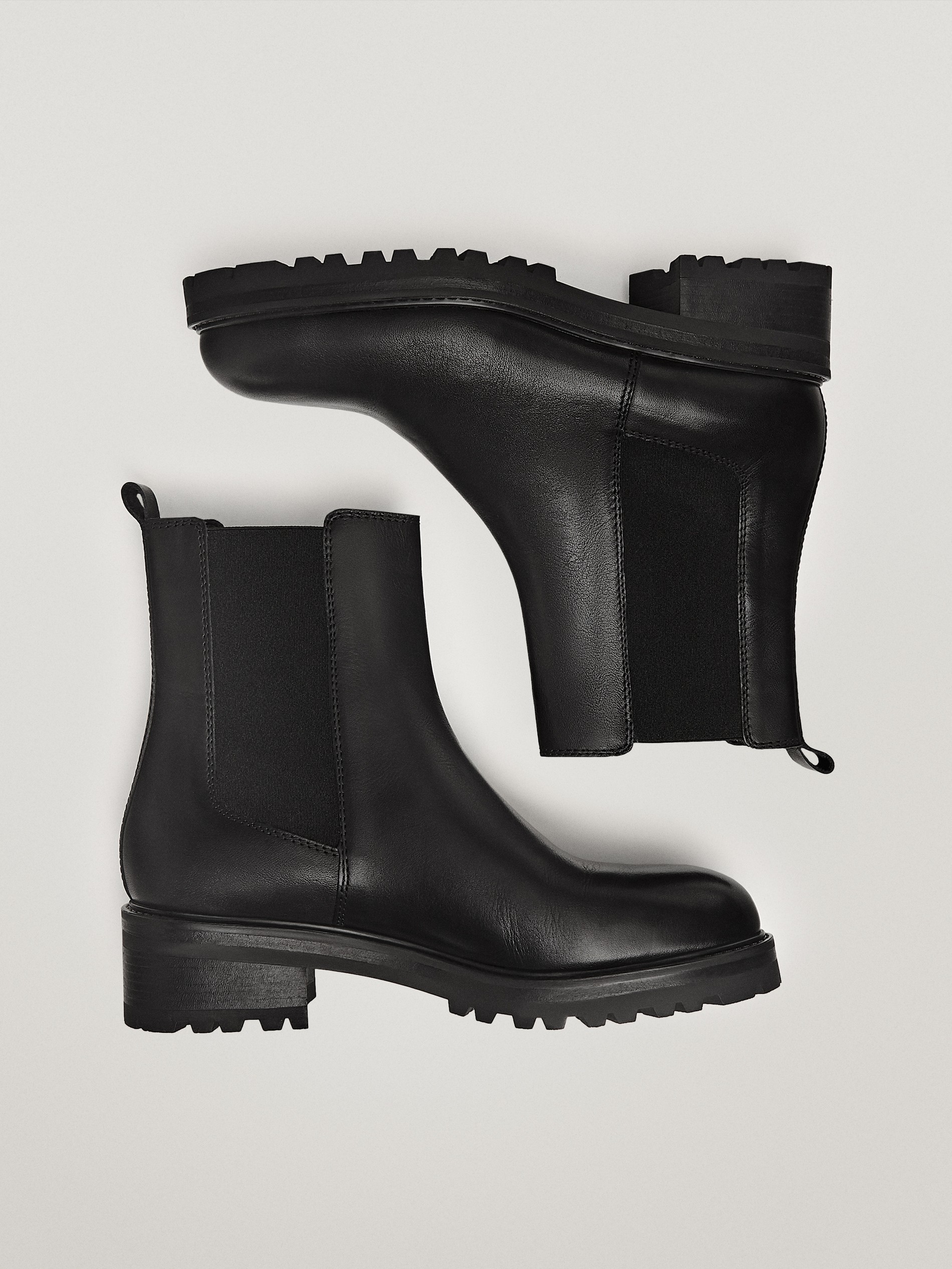 Flat chelsea boots massimo dutti clearance