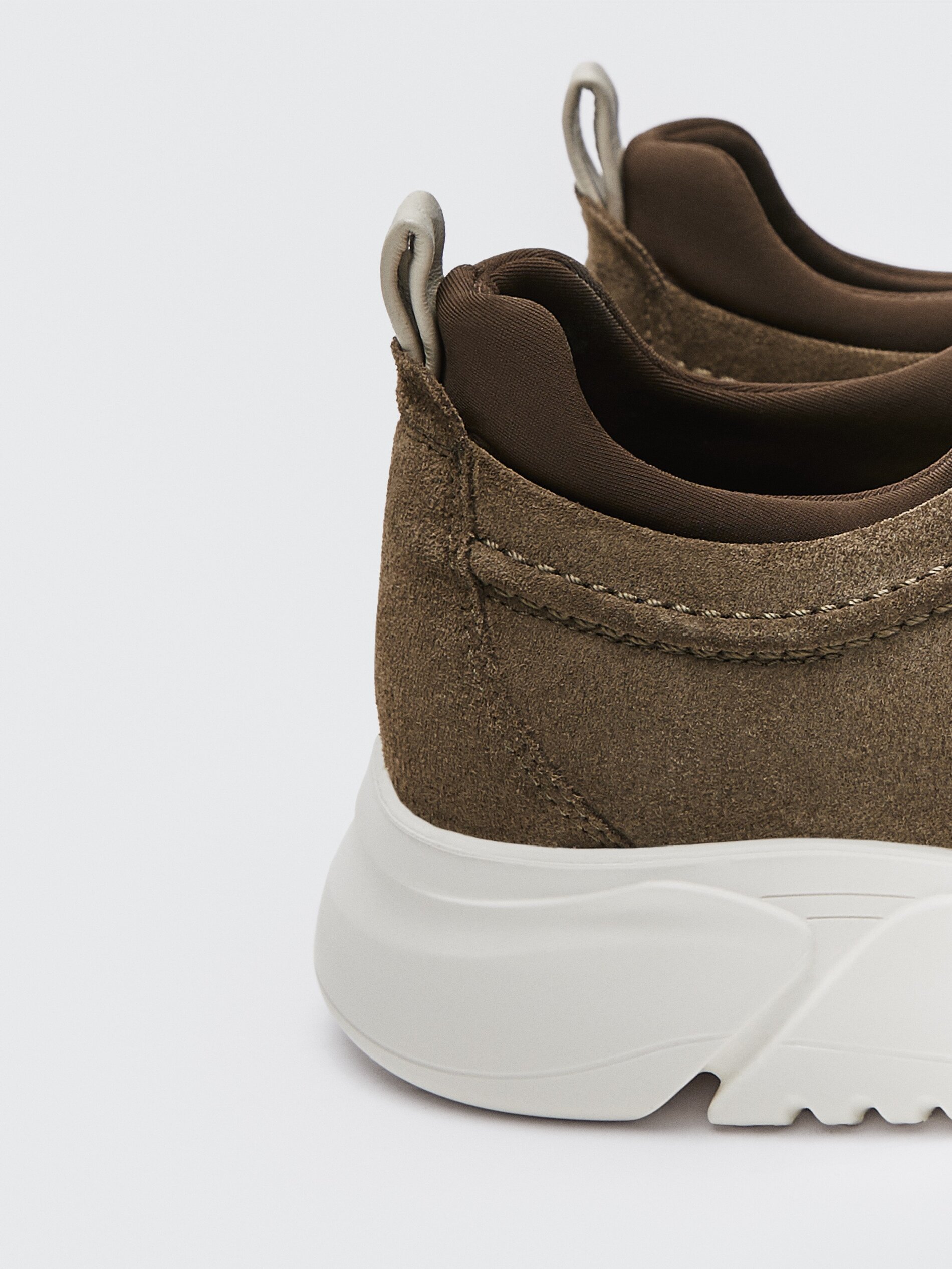 Khaki sock trainers clearance