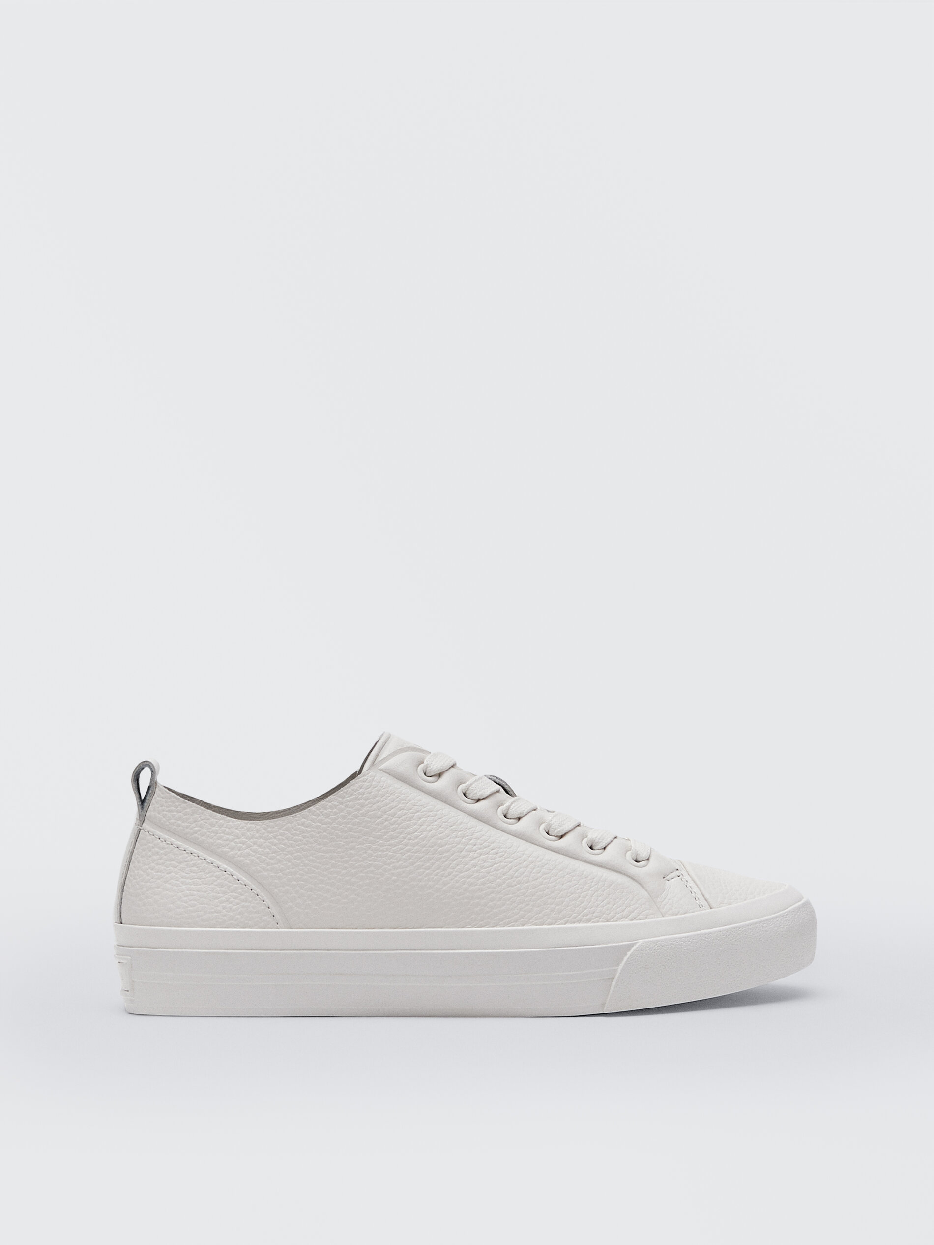 massimo dutti leather trainers
