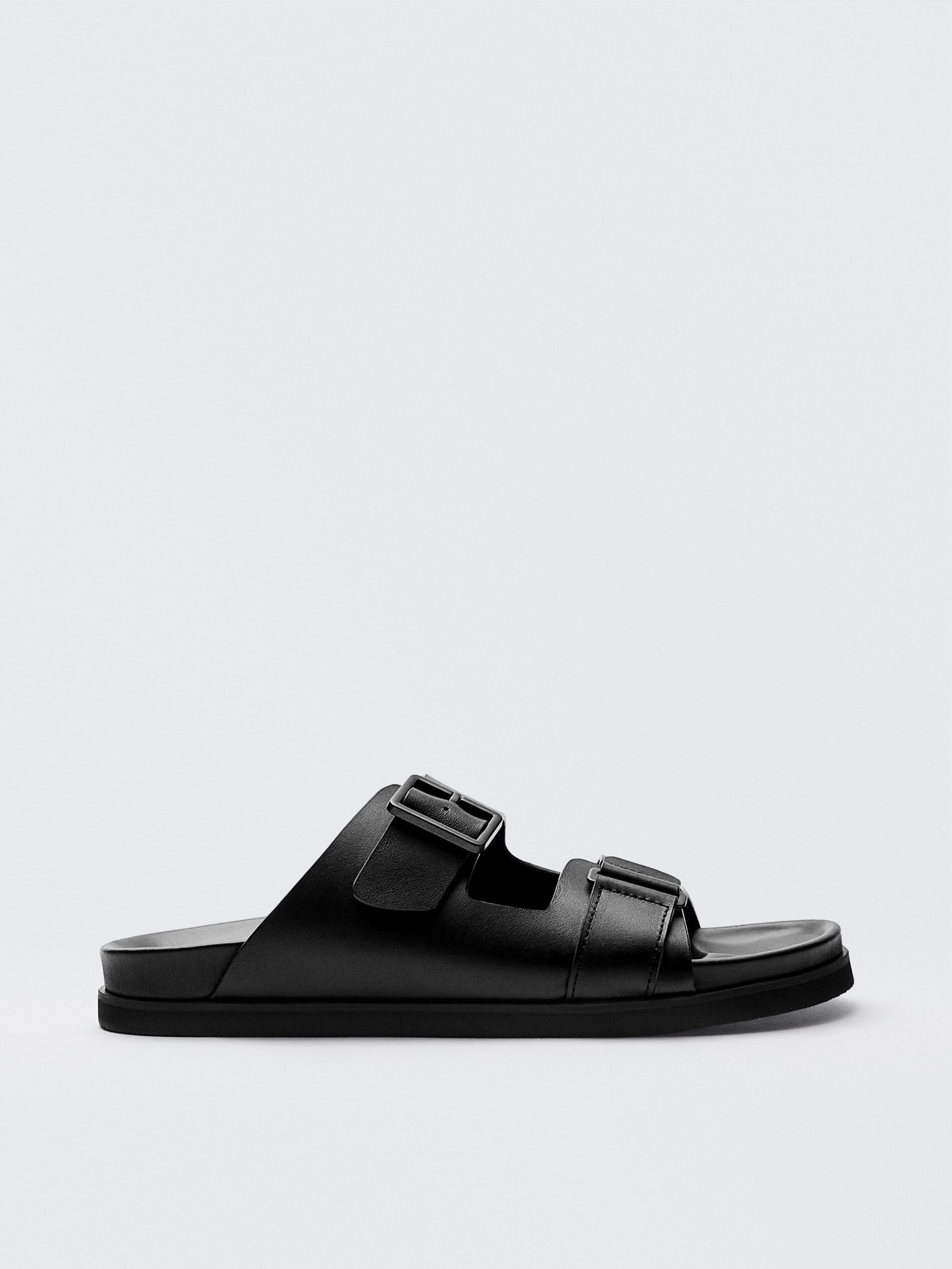 massimo dutti black sandals