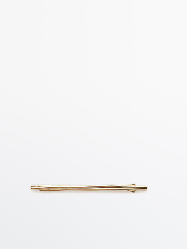 Gold-plated hairslide