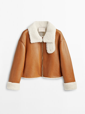 massimo dutti aviator jacket