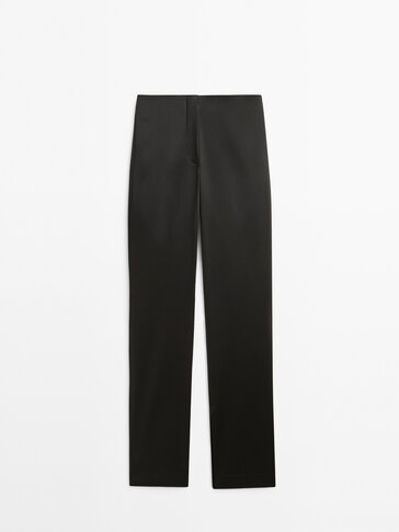 EU: 36 Massimo Dutti Pantaloni chino Grigio 40 sconto 62% MODA DONNA Pantaloni Pantaloni chino Baggy