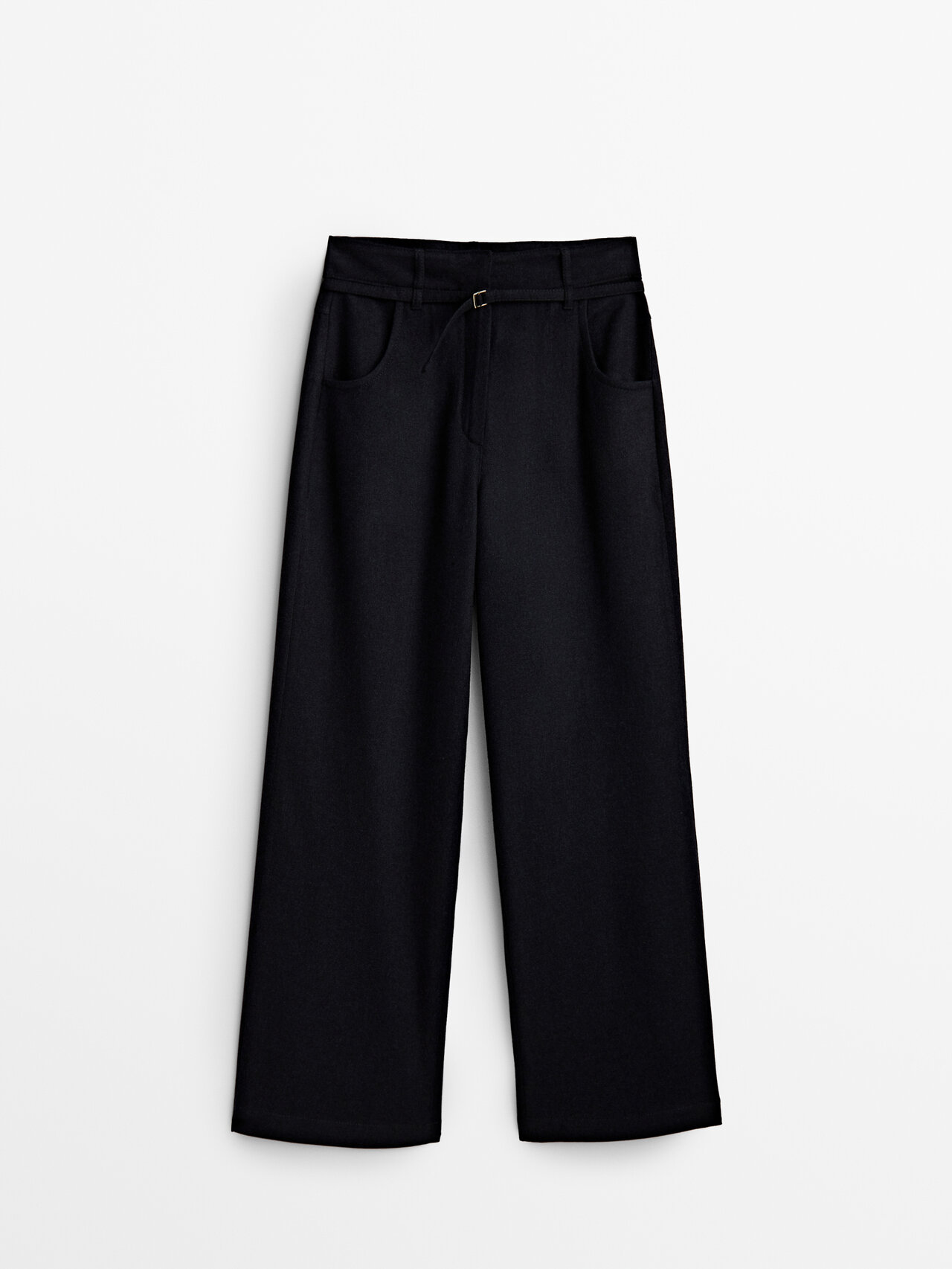 【Massimo dutti】ストライプパンツ MassimoDutti】軽量のストライプ柄のゆったりとしたパンツ