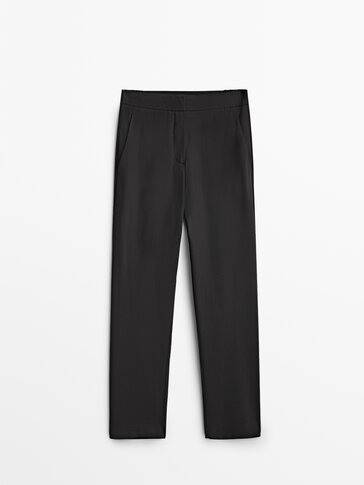 Cold wool suit trousers
