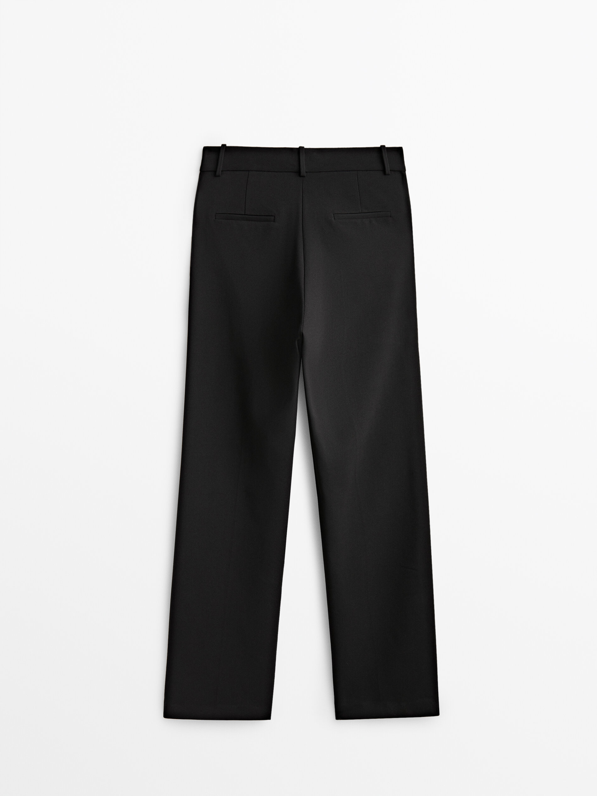 Massimo Dutti Black Suit Trousers - Big Apple Buddy